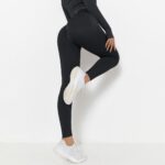 Selena black push up leggings - Image 5