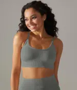 Dalia gray strappy top