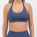 Ira bluish gray sports bra