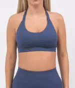 Ira bluish gray sports bra