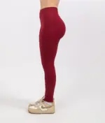 Ira burgundy push up leggings - Image 2