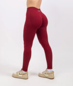 Ira burgundy push up leggings - Image 7
