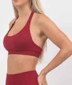 Ira burgundy sports bra - Image 2