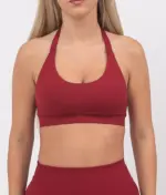 Ira burgundy sports bra
