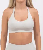 Ira light gray sports bra - Image 2