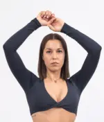 Lina black long sleeve top - Image 6