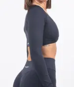 Lina black long sleeve top - Image 5