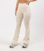 Leila beige push up flare leggings - Image 2