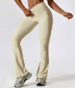 Leila beige push up flare leggings - Image 7