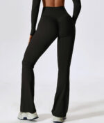 Leila black push up flare leggings - Image 10