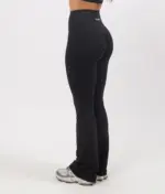 Leila black push up flare leggings