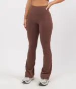 Leila brown push up flare leggings - Image 2