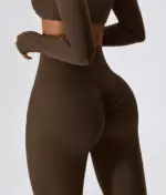 Leila brown push up flare leggings - Image 11