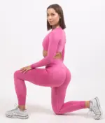 Lina pink push up leggings - Image 7