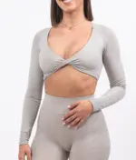 Lina platinum long sleeve top