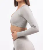 Lina platinum long sleeve top - Image 2