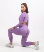 Lina purple push up leggings - Image 7