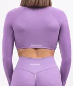 Lina purple long sleeve top - Image 4