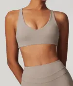 Noa beige sports bra - Image 7