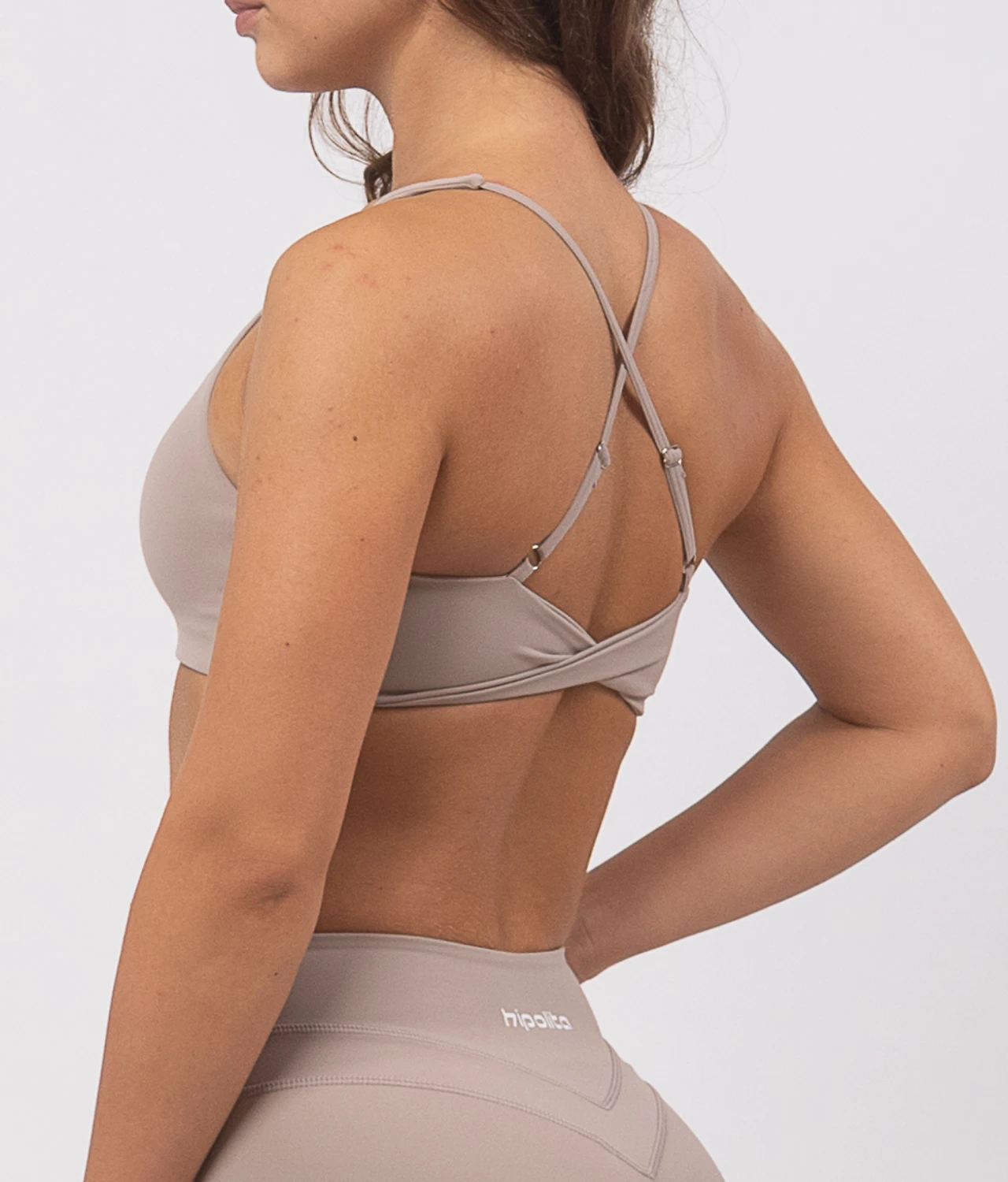 Noa-beige-top-na-bretele-5 Noa beige sports bra - Image 1