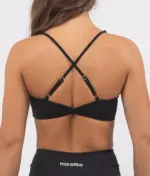Noa black sports bra - Image 3