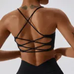 Sena black strappy top
