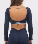 Telma blue long sleeve top - Image 4