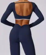 Telma blue long sleeve top - Image 7