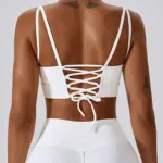 Zira white strappy top