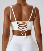 Zira white strappy top