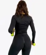 Aurora black set with long sleeve top - Image 4