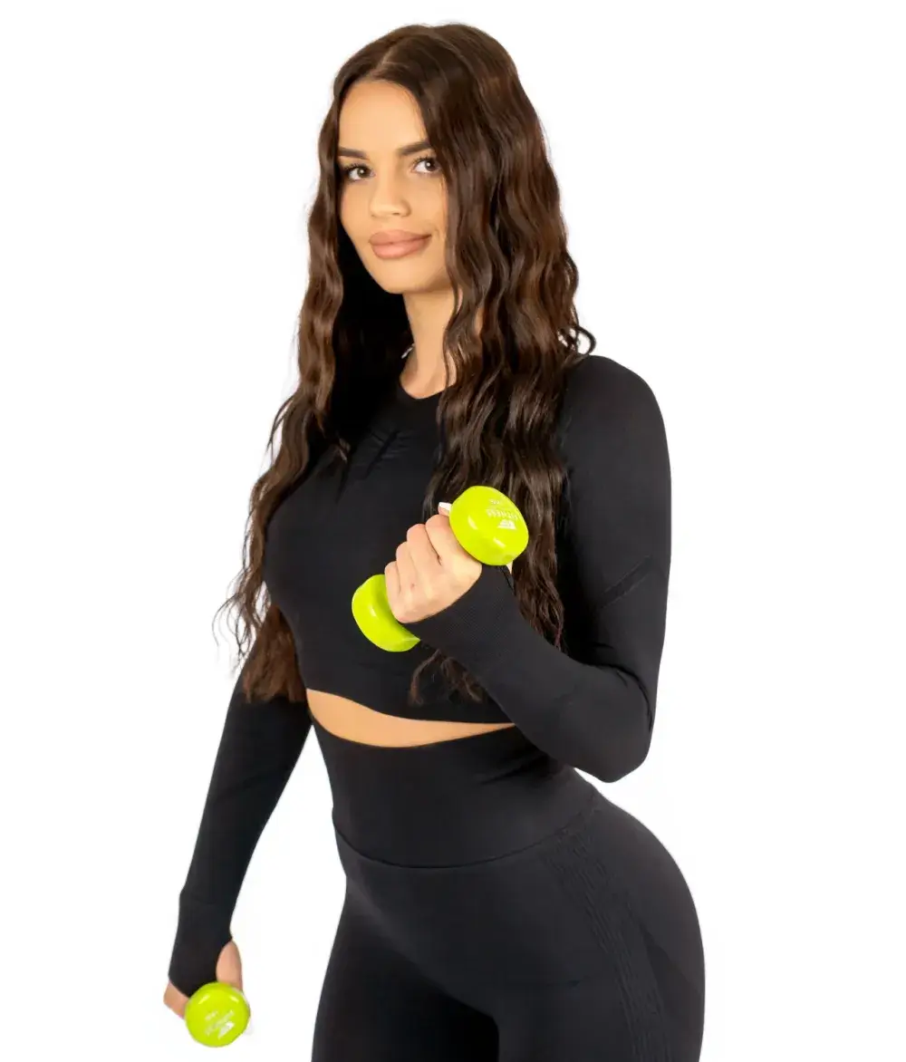 aurora-black-top-na-dug-rukav-6 Aurora black fitness top with long sleeves - Image 1