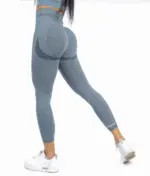 Aurora blue fitness leggings