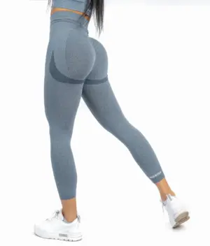 Aurora blue fitness leggings
