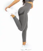 Aurora dark gray fitness leggings - Image 2