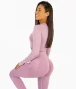 Aurora lilac set with long sleeve top - Image 4