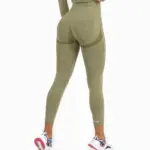 Aurora navy green fitness leggings