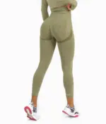 Aurora navy green fitness leggings