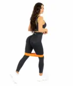 Cozy black matching set shorts + strappy top - Image 6