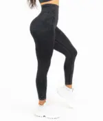 Cozy black push up leggings - Image 6