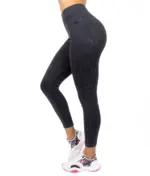 Cozy black push up leggings - Image 4
