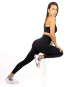 Dalia black matching set with strappy top - Image 3