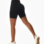 Dalia black push up shorts