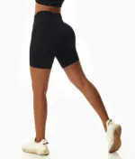 Dalia black push up shorts