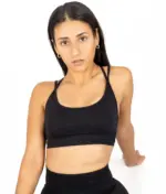 Dalia black strappy top - Image 2