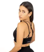 Dalia black strappy top - Image 3