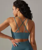Dalia green strappy top - Image 2
