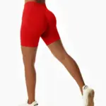 Dalia red push up shorts