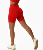 Dalia red push up shorts