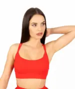 Dalia Red Strappy Top